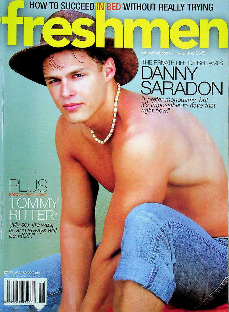 Freshmen Gay Magazine Danny Saradon & Tommy Ritter November 2005 061424RP