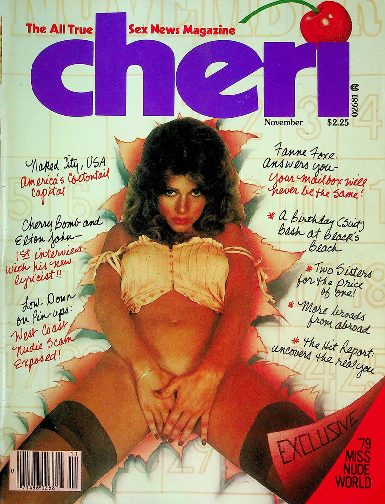 Cheri Adult Magazine Fanne Foxe November 1978 060624RP
