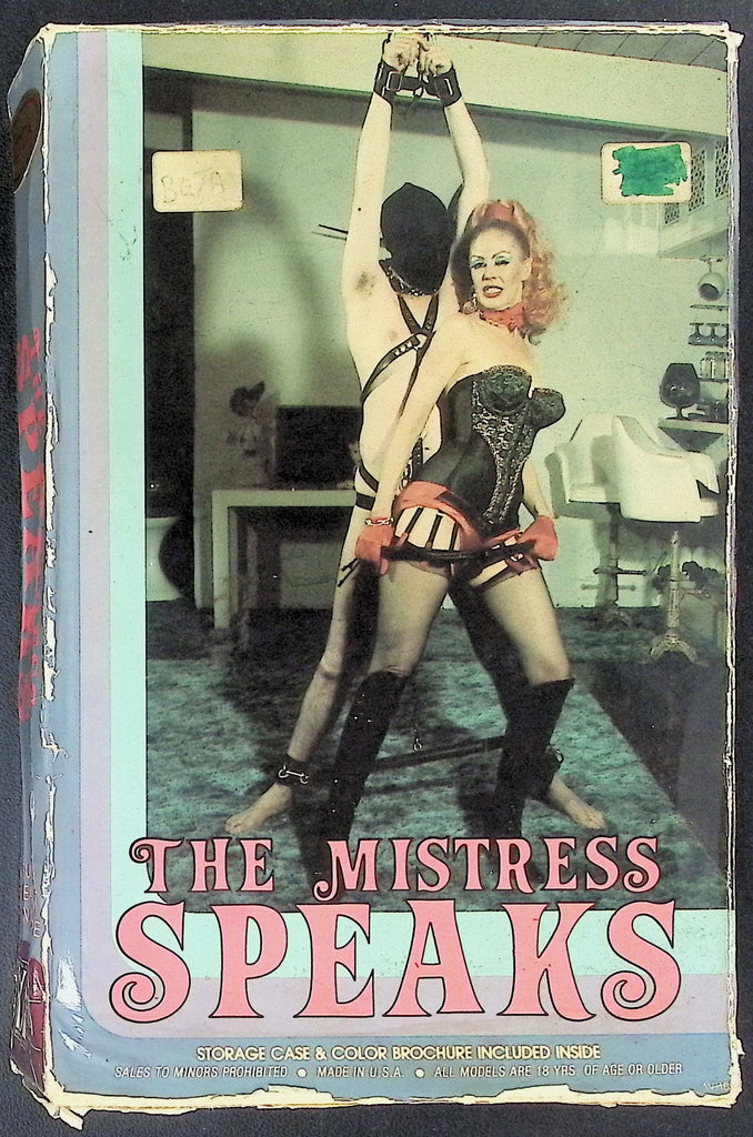 The Mistress Speaks BDSM Fetish BETAMAX Visions of Fantasy 100625AKVHS2