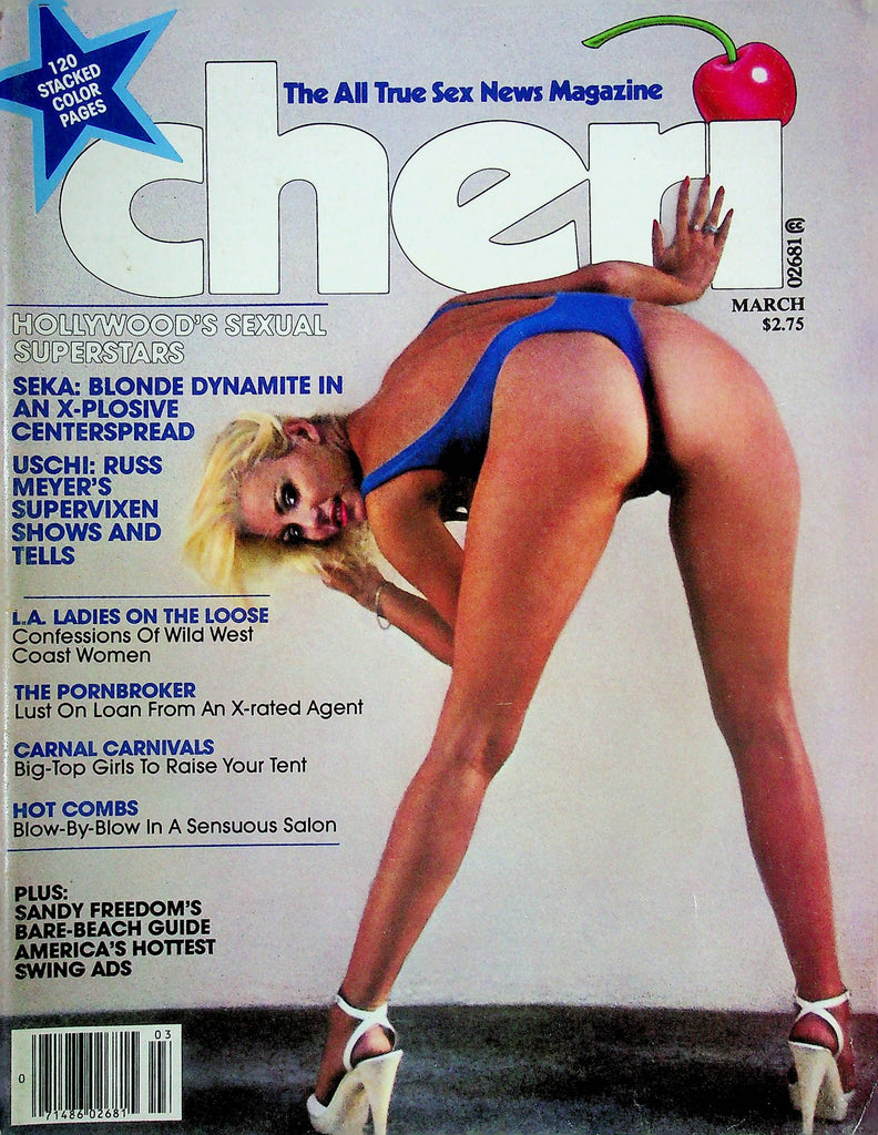 Cheri Magazine Seka & Sandy Freedom March 1980s 102824RP