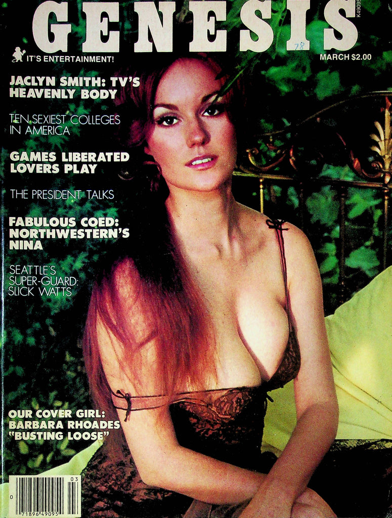 Genesis Magazine Jaclyn Smith & Barbara Rhoades March 1978 042324RP