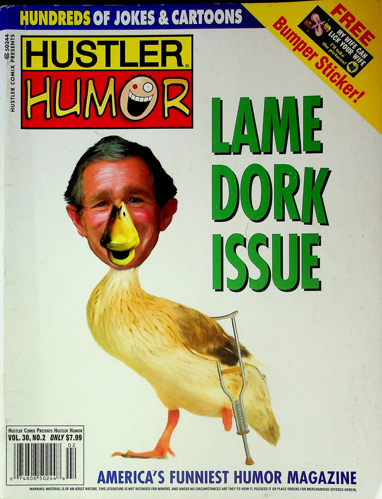 Hustler Humor Magazine Lame Dork Issue Vol.30 No.2 052925RP