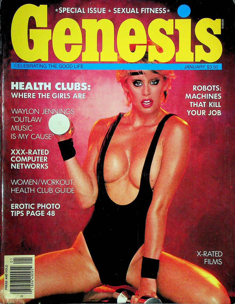 Genesis Men's Magazine Waylon Jennings January 1984 070524RP