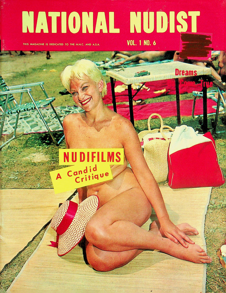 National Nudist Magazine   Nudi Films - A Candid Critique  vol.1 #6 1960's  050726lmp