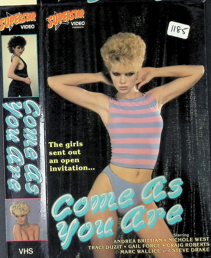 Come As You Are with Andrea Brittian Nichole West Traci Duzit Adult VHS Superstar Video 032426AKVHS