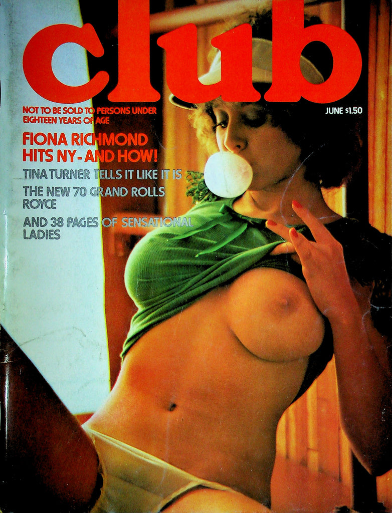 Club Magazine Fiona Richmond & Tina Turner June 1975 012725RP