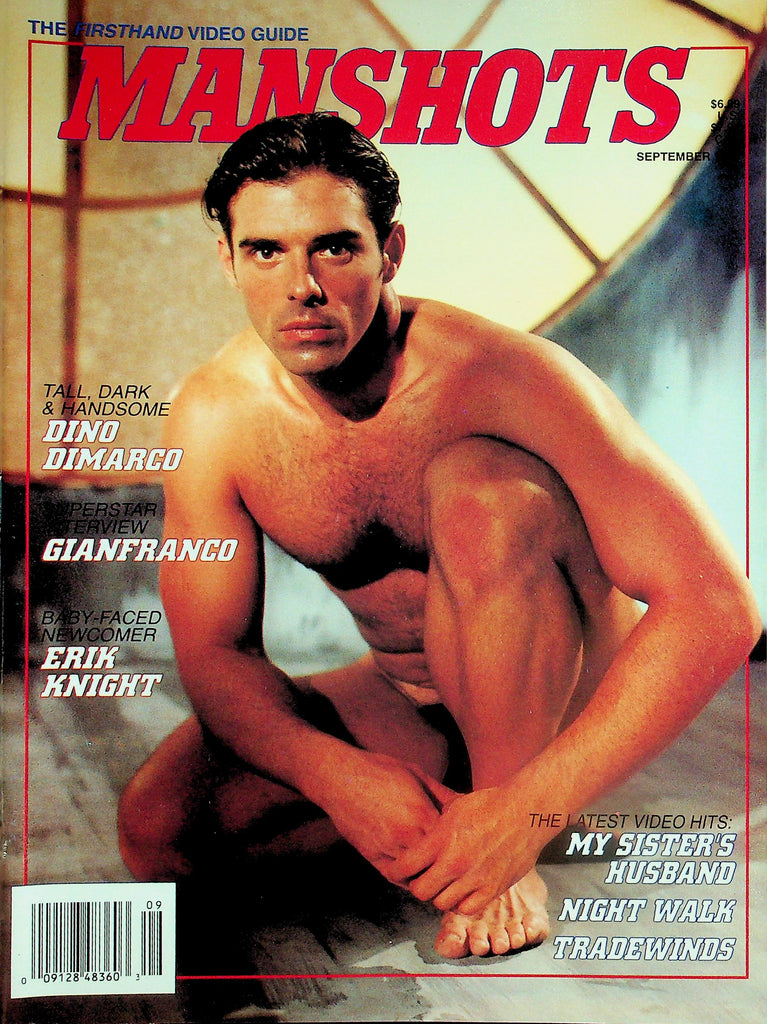 Manshots Gay Magazine   Tall, Dark & Handsome Dino Dimarco  September 1996    041626lmp