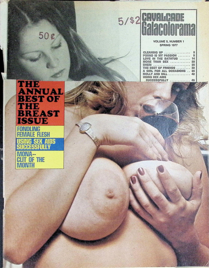 Cavalcade Galacolorama Magazine Vol 5 #1 Spring 1977 Porno is Her Passion 101526LLP