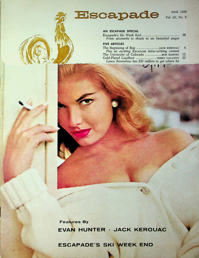 Escapade Magazine Jackie Julie & Barbs April 1959 good reading copy 062323RP