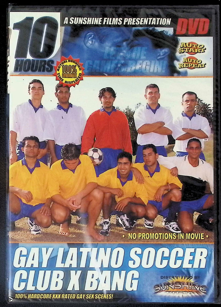 Gay Latino Soccer Club X Bang 10 Hour Gay DVD Sunshine Films 092325AKDVD
