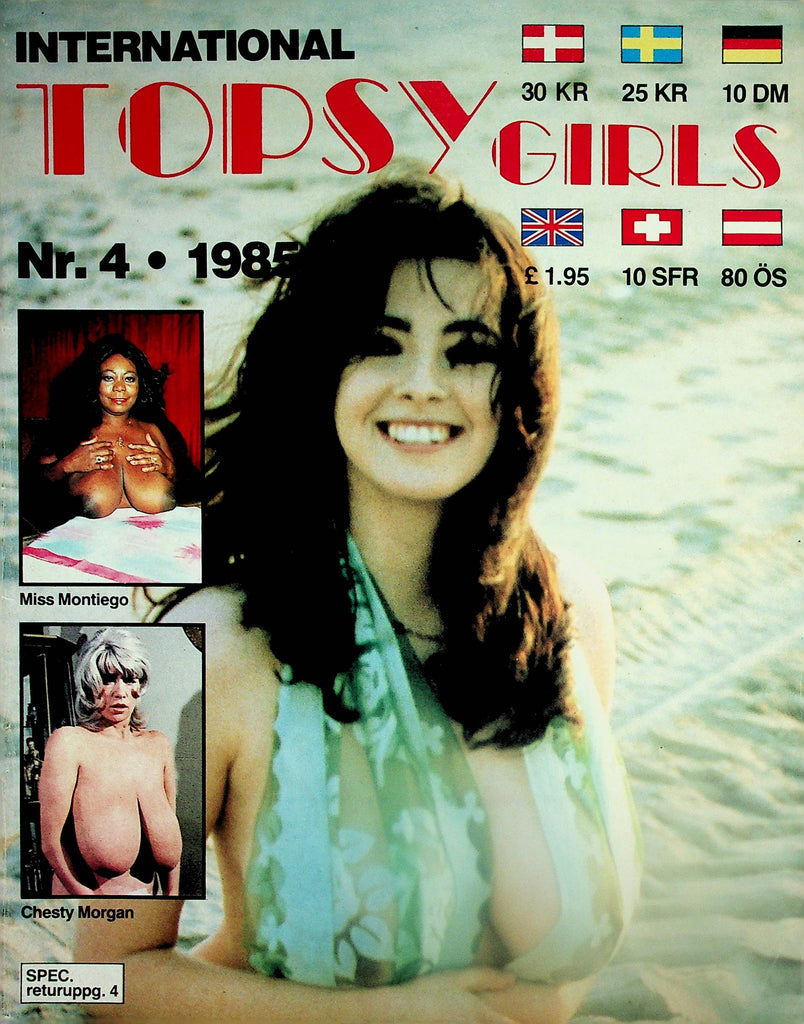 Topsy Girls International Magazine  Joanne Latham, Chesty Morgan & More!  #4 1985    090925lm-p