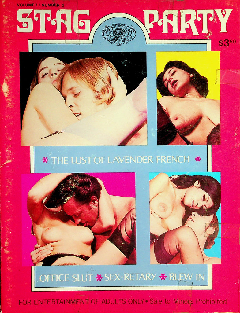 Stag Party Magazine  The Lust Of Lavender French / Office Slut / vol.1 #2  1970's  080126lmp-GSC