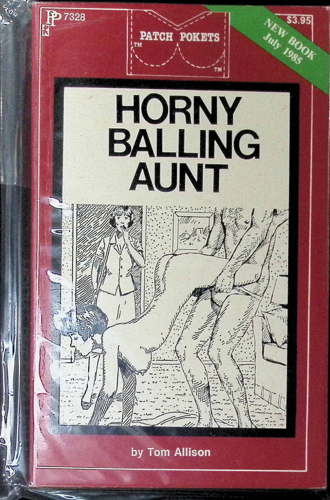 Horny Balling Aunt bt Tom Allison July 1985 Patch Pokets Book Greenleaf Classics Adult Novel-042324AMP