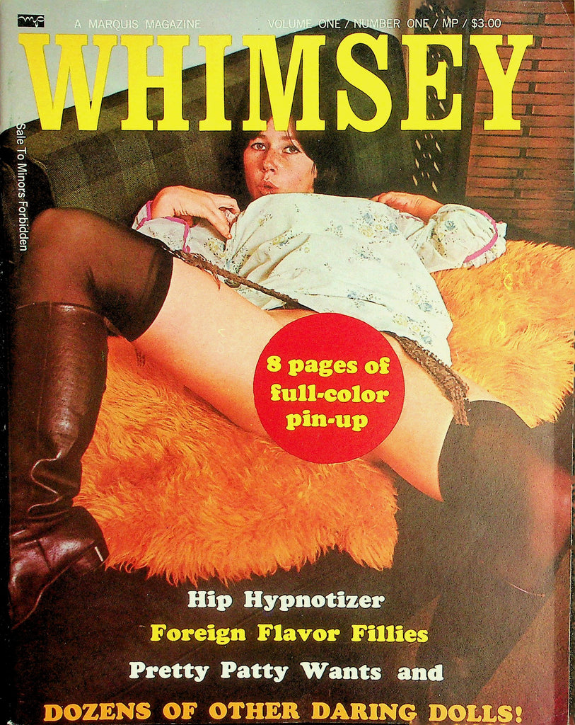 Whimsey Magazine  Pretty Patty Wants / Hip Hypnotizer  vol.1 #1  1969   090126lmp-GSC