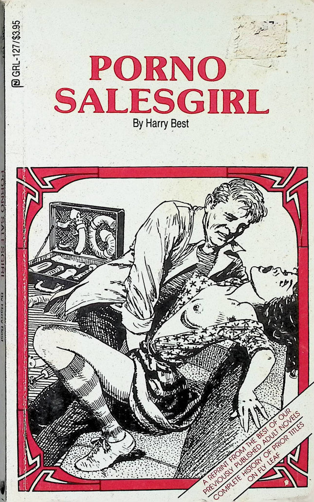 Porno Salesgirl by Harry West GRL-127 1989 Reprint Adult Novel-050124AMP