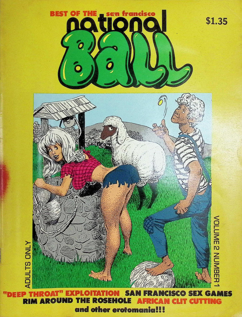 Best of the San Francisco National Ball Magazine 1970s Deep Throat Exploitation  091926LLP2