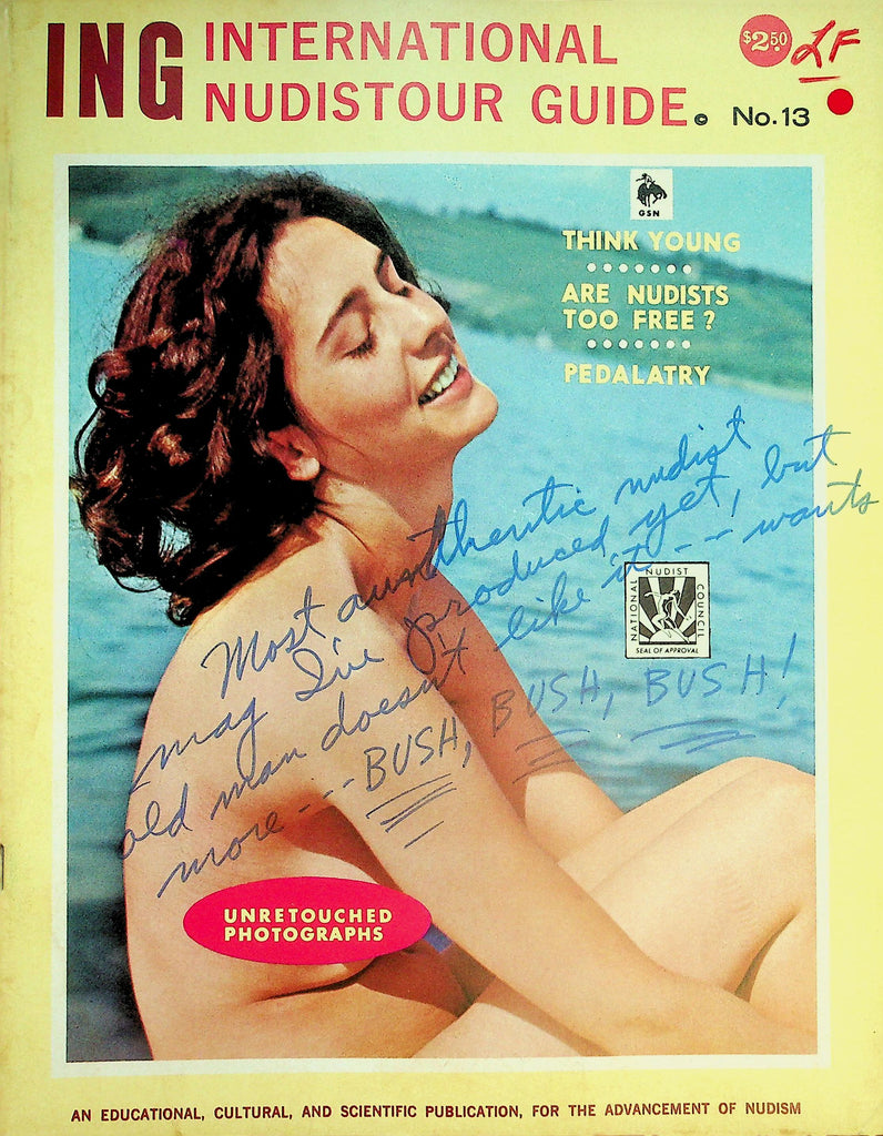 ING International Nudistor Guide Magazine  Are Nudists Too Free?  #13 1960's   070626lmp-GSC