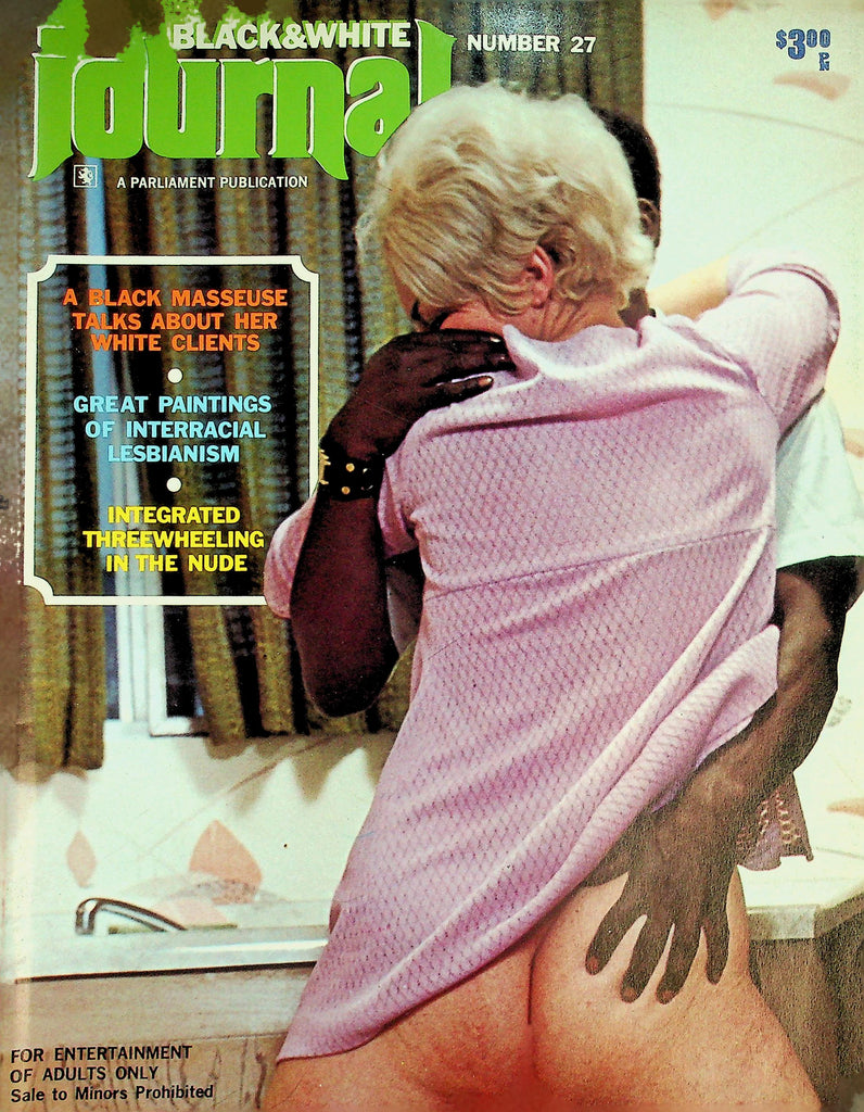 Black & White Journal Magazine  Threewheeling In The Nude  #27 1972  Parliament  070326lmp-GSC