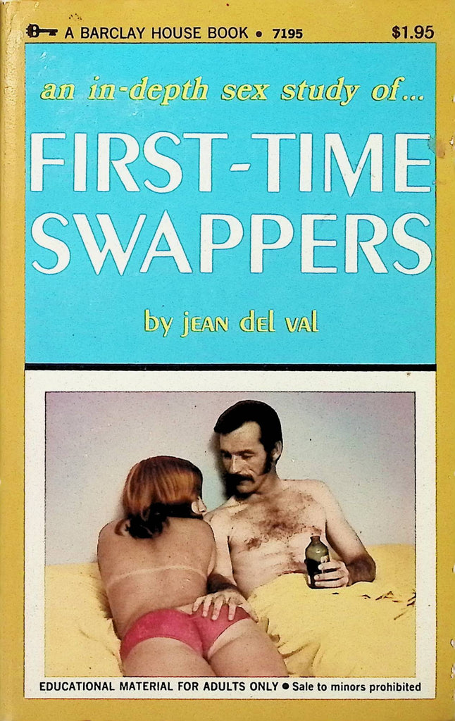 First Time Swappers by Jean Del Val 7195 1971 Barclay House Book Adult Erotic Paperback Novel-052824AMP