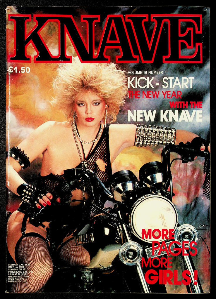 Knave Adult Magazine Vol. 19, No. 1 New Year Edition 103026HRP-19