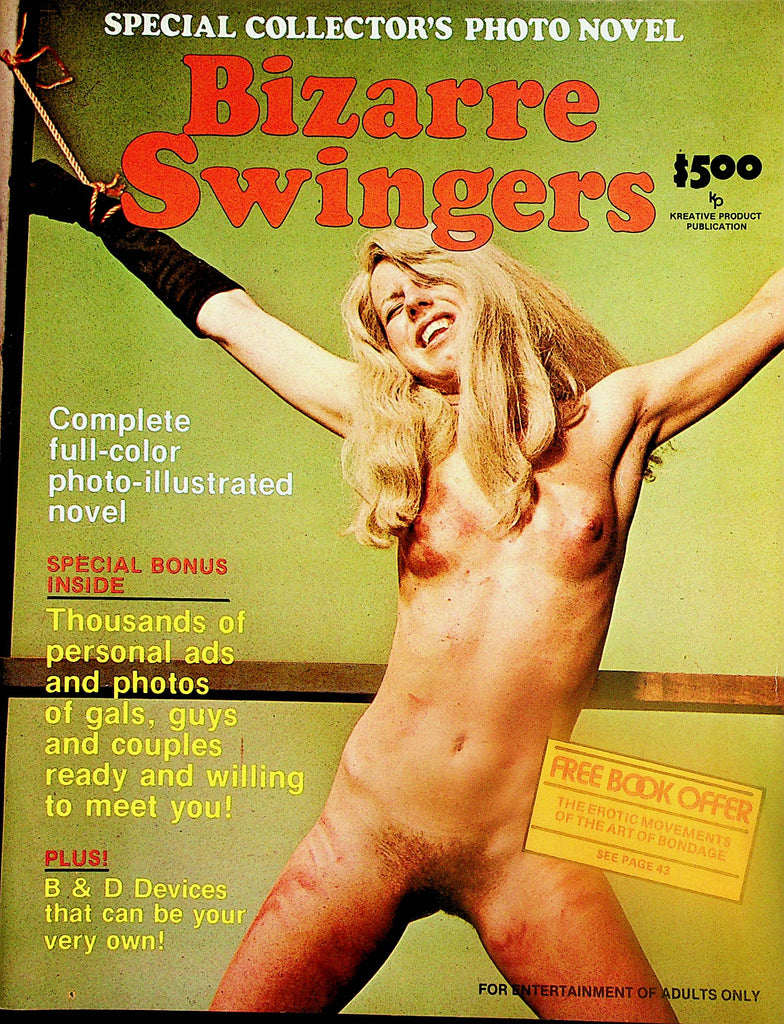 Bizarre Swingers Bondage Magazine  Covergirl & Centerfold Girl Shelly   1970's  Special Collector's Photo Novel    120924lm-p