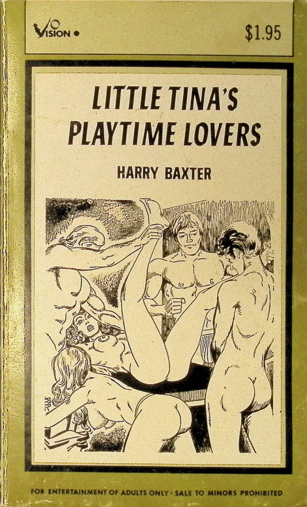 Little Tina's Playtime Lovers by Harry Baxter Vision 6036 1974 Star Distributors Adult Paperback Novel 090325AMP