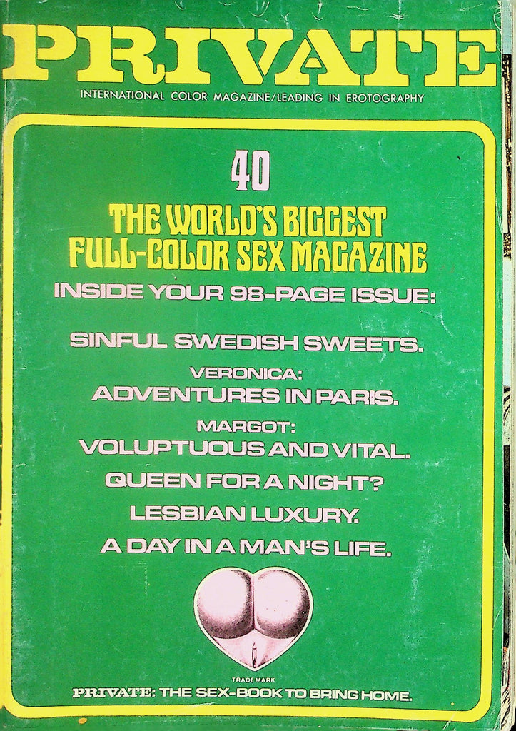 Private International Digest  Margot Voluptuous And Vital   #40 1970's    102026lmp-GSC