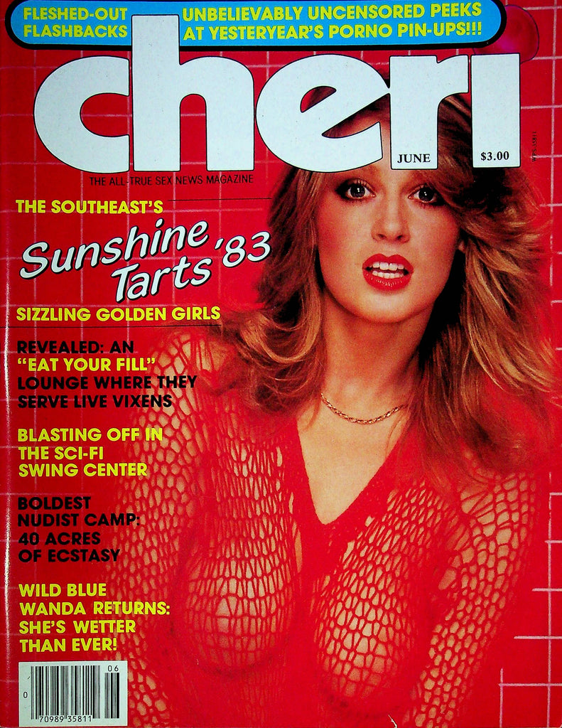 Cheri Men's Magazine Sunshine Tarts '83 & Wild Blue Wanda June 1983 082124RP