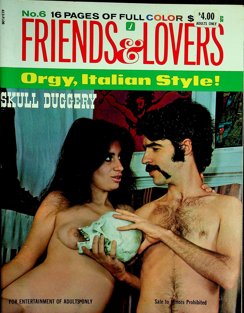 Friends & Lovers Magazine  Skull Duggery / Orgy, Italian Style !  #6 1970   082126lmp-GSC