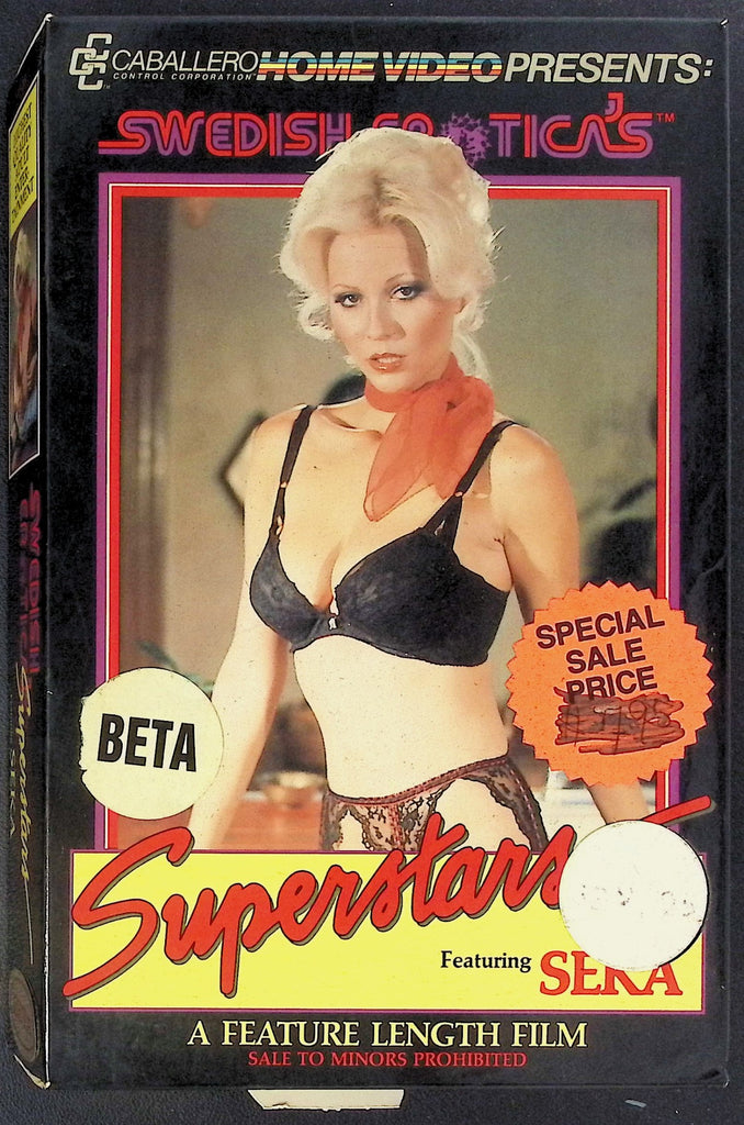 Swedish Erotica's Superstars ft. Seka Adult BETAMAX 1984 Caballero Home Video 100625AKVHS2
