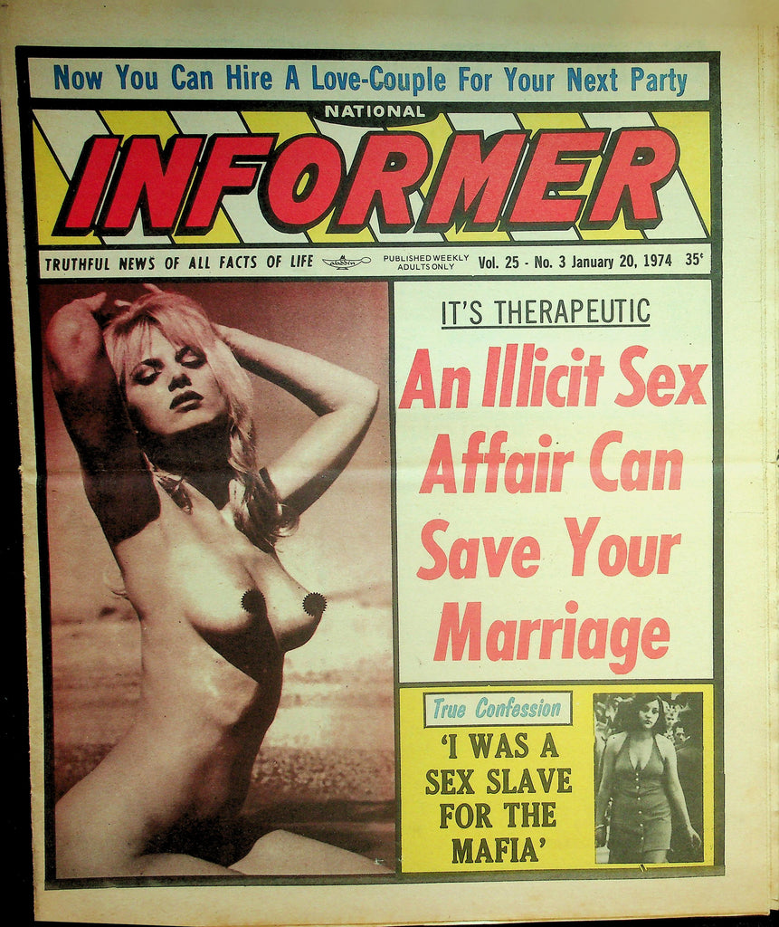 National Informer Adult Newspaper  An Illicit Sex Affair Can Save Your Marriage  January 20, 1974    090526lmp-GSC