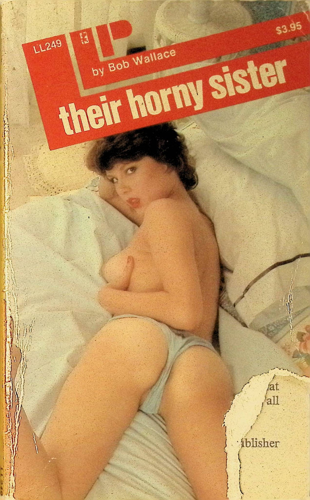 Their Horny Sister by Bob Wallace LL249 1980s Liverpool Original Adult Paperback Novel 080625AMP