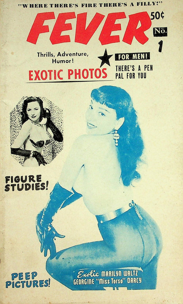 Fever Vintage Digest   Exotic Marilyn Waltz - Exotic Photos, Figure Studies, Peep Pictures #1 1950's      092926lmp-GSC