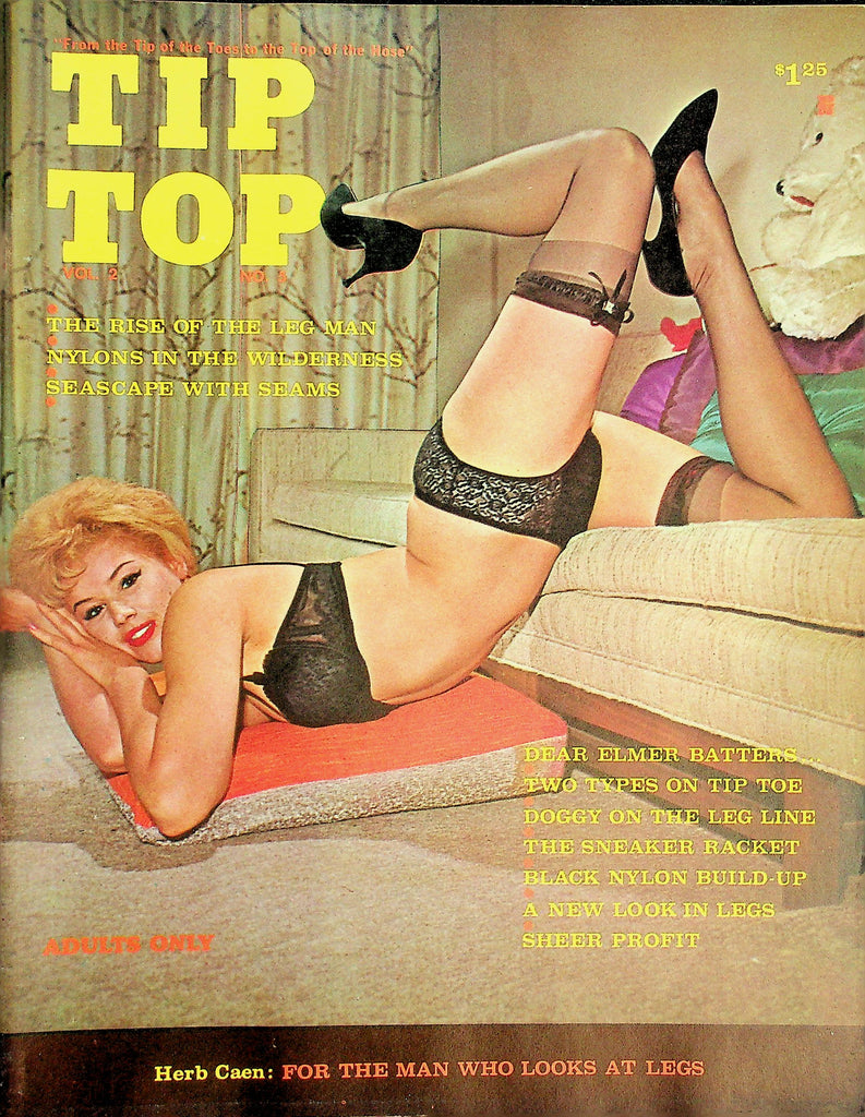 Tip Top Magazine   Cover Girl Bibs Payne / Nylons In The Wilderness  vol.2 #5  1963   Parliament    092926lmp-GSC