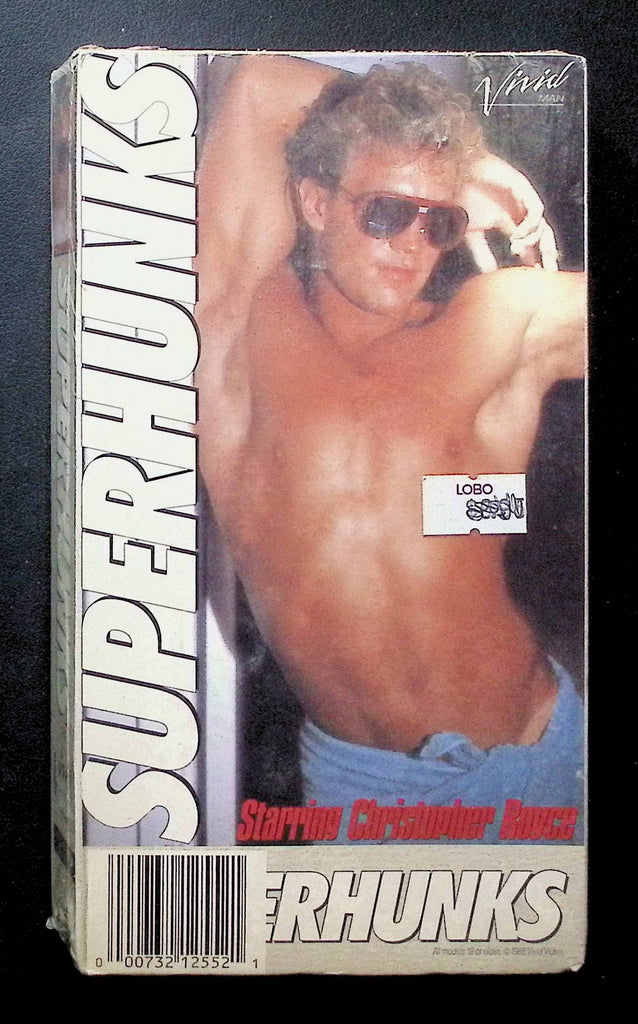 Superhunk Vivid Man Gay VHS 1988 Christopher Royce Adam Rose 112724DMVHS2