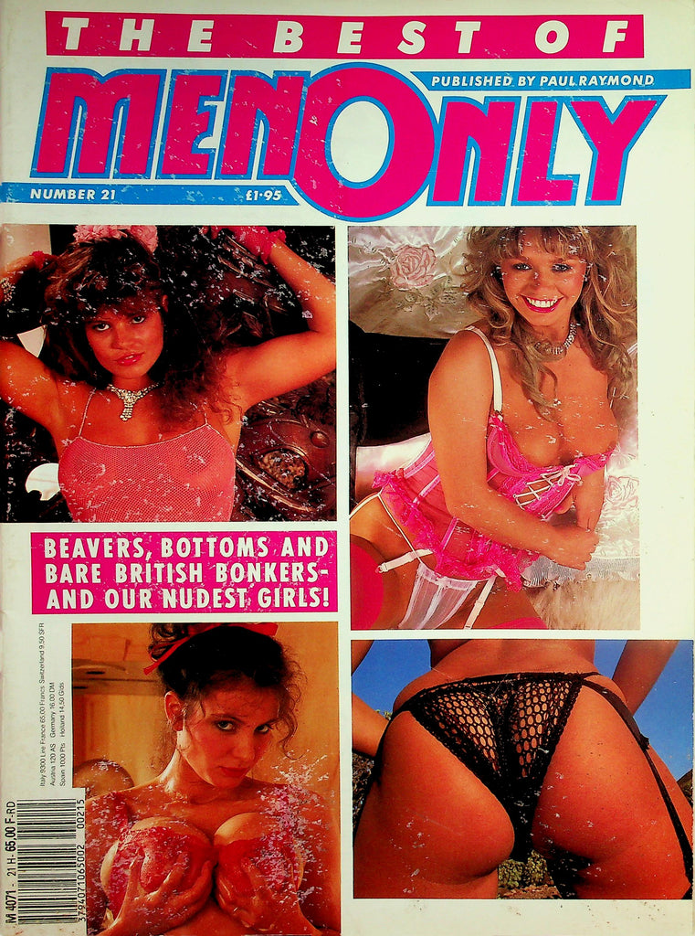 The Best Of Men Only Magazine  Sally-Ann, Monica & More! #21  1988 Paul Raymond   032726lmp