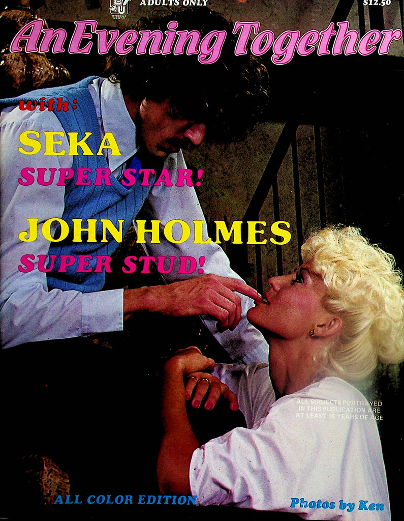 An Evening Together Magazine   Seka Super Star! and John Holmes Super Stud!  1980's  121624lm-p