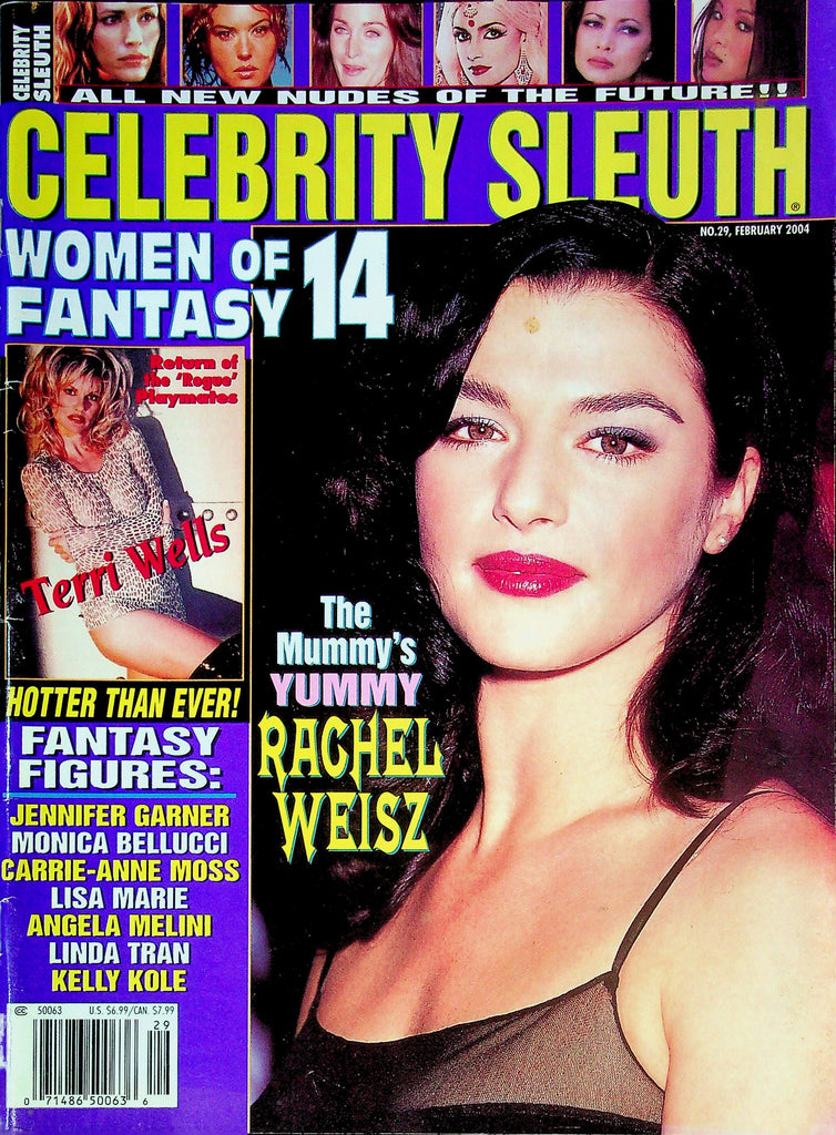 Celebrity Sleuth Magazine Women Of Fantasy 14 Ft. Rachel Weisz February 2004 No.29 061625RP-