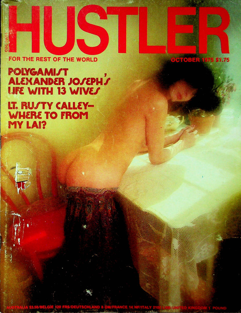 Hustler Magazine Alexander Joseph October 1975 072623RP