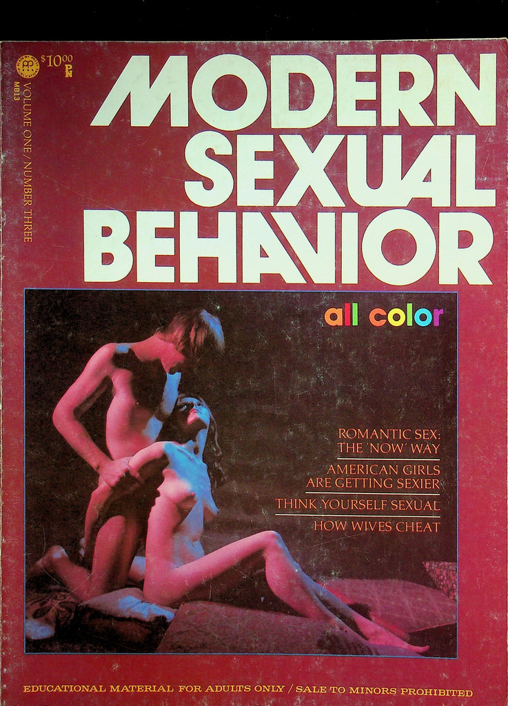 Modern Sexual Behavior Magazine  Romantic Sex: The 'Now' Way  vol.1 #3  1973  070726lmp-GSC