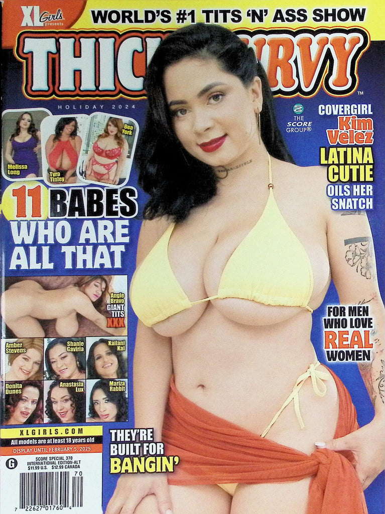 Thick N Curvy Magazine Holiday 2024 Covergirl Kim Velez  091426LLP