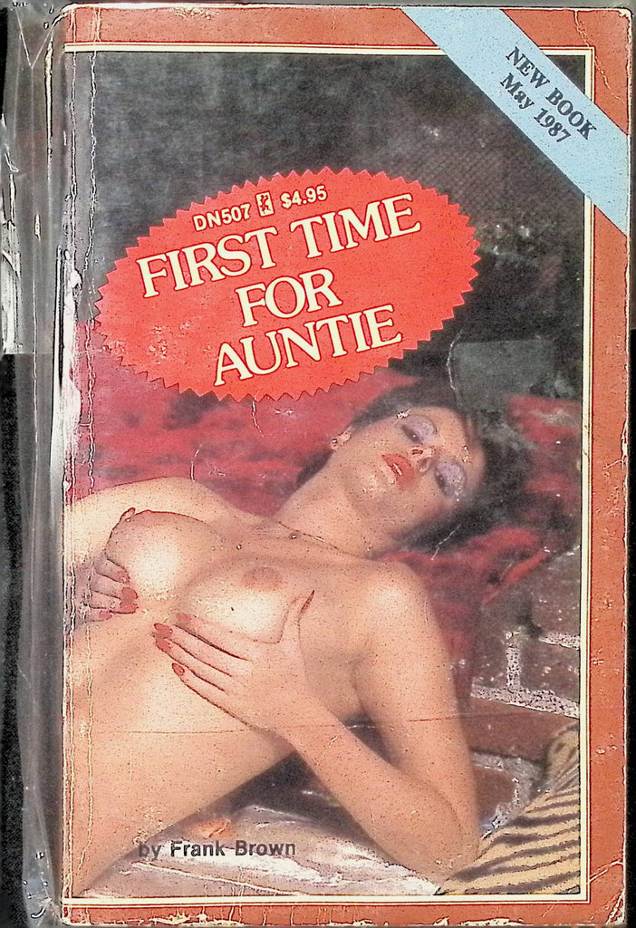 First Time for Auntie by Frank Brown May 1987 DN507 Greenleaf Classics Adult Paperback Novel -111924AMP