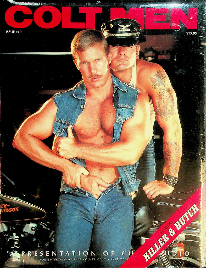 Colt Men Gay Magazine Starring Killer & Butch #10  1990's  new/sealed  041026lmp