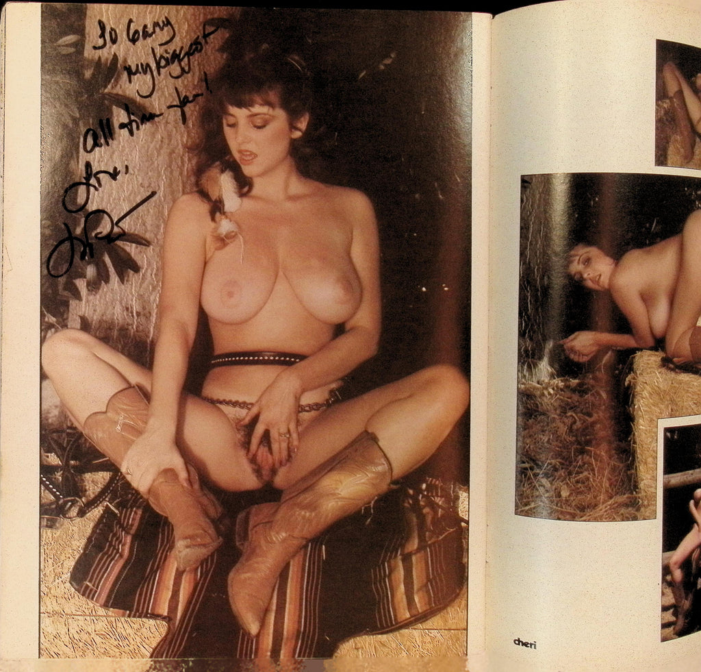 Julia Parton AUTOGRAPHED inside Cheri Vol 7 #5 December 1982 Magazine w/COA 010626AMP