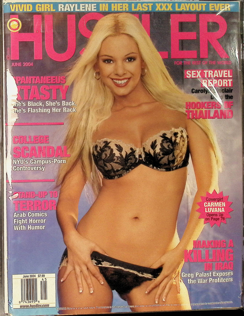 Hustler Magazine June 2004 Carmen Luvana Jodie Moore 100625AMP