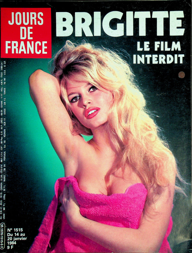 Jours De France International Magazine  Brigitte Bardot  #1515   January 1984      050826lmp
