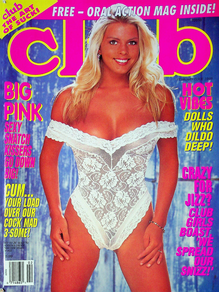 Club Magazine 3-Somes & Oral Snatch Kissers February 1995 020524RP