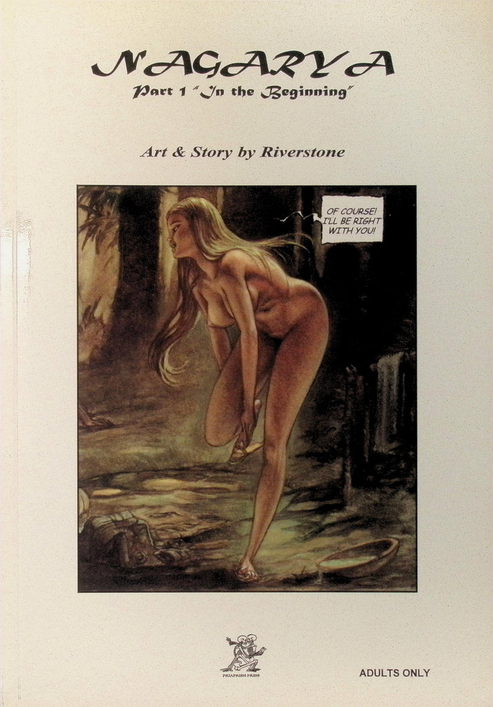 Magarya Part 1 In the Beginning Art & Story by Riverstone 1998 Priaprism Softcover Trade Paperback Illustrated Erotic Art 071526AMP