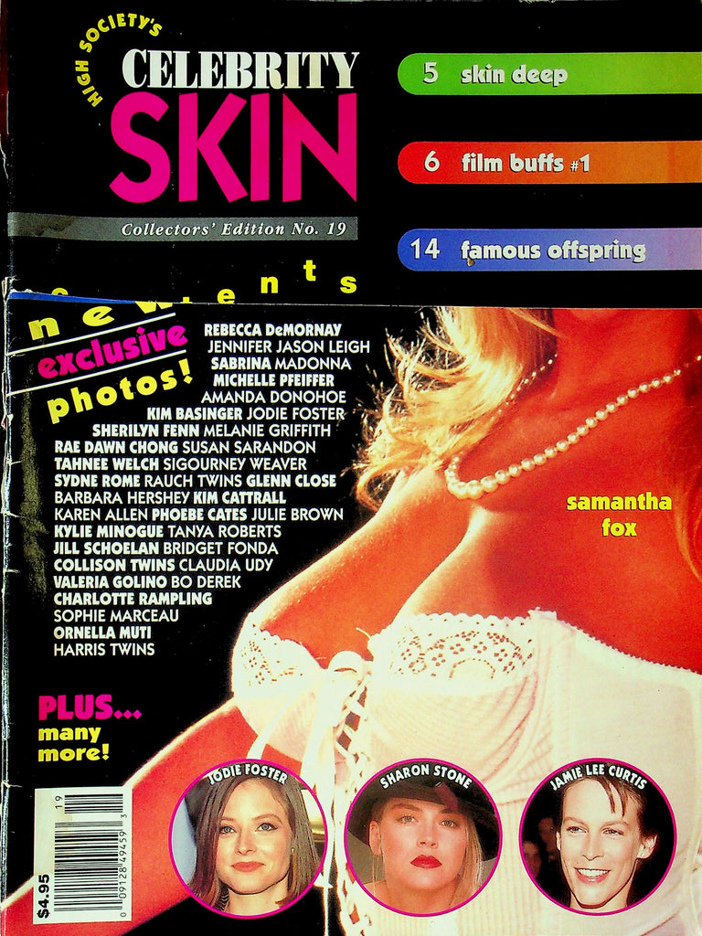 Celebrity Skin Magazine Ft. Samantha Fox & Jodie Foster Collector's Edition No.19 090925RP-