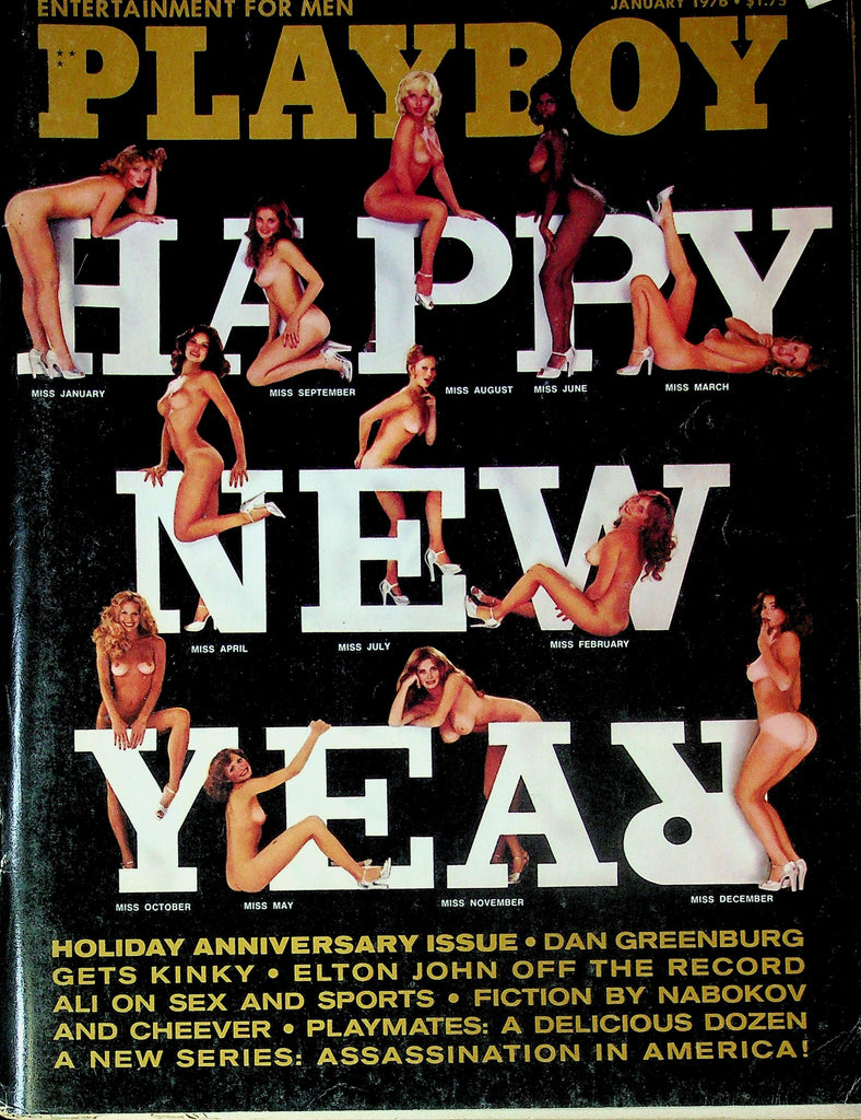 Playboy Magazine New Year And Anniversary Issue January 1976 083025RP-